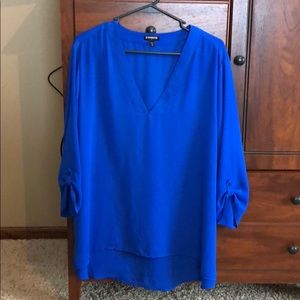 Blue light weight shaffon shirt